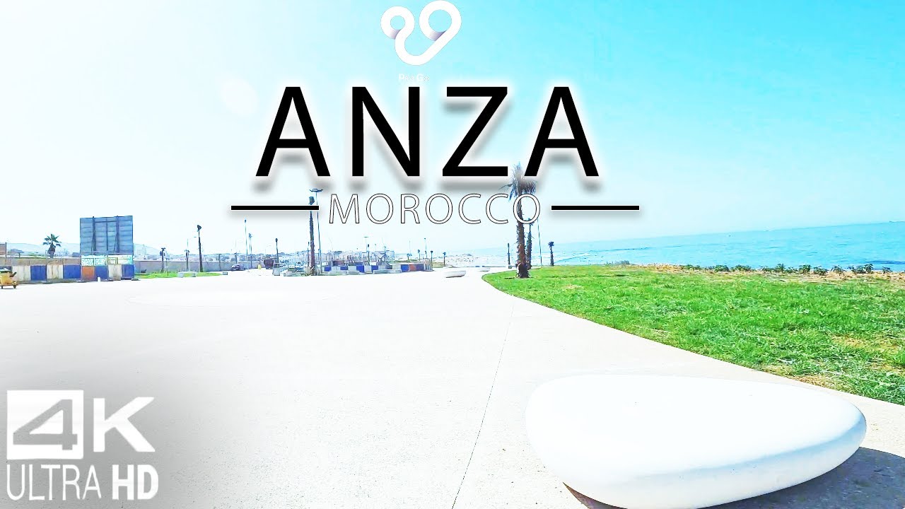 Tour Complet Anza,Agadir[4K.60fps]😍/جولة في منطقة انزا السياحية  ⴰⵏⵣⴰ