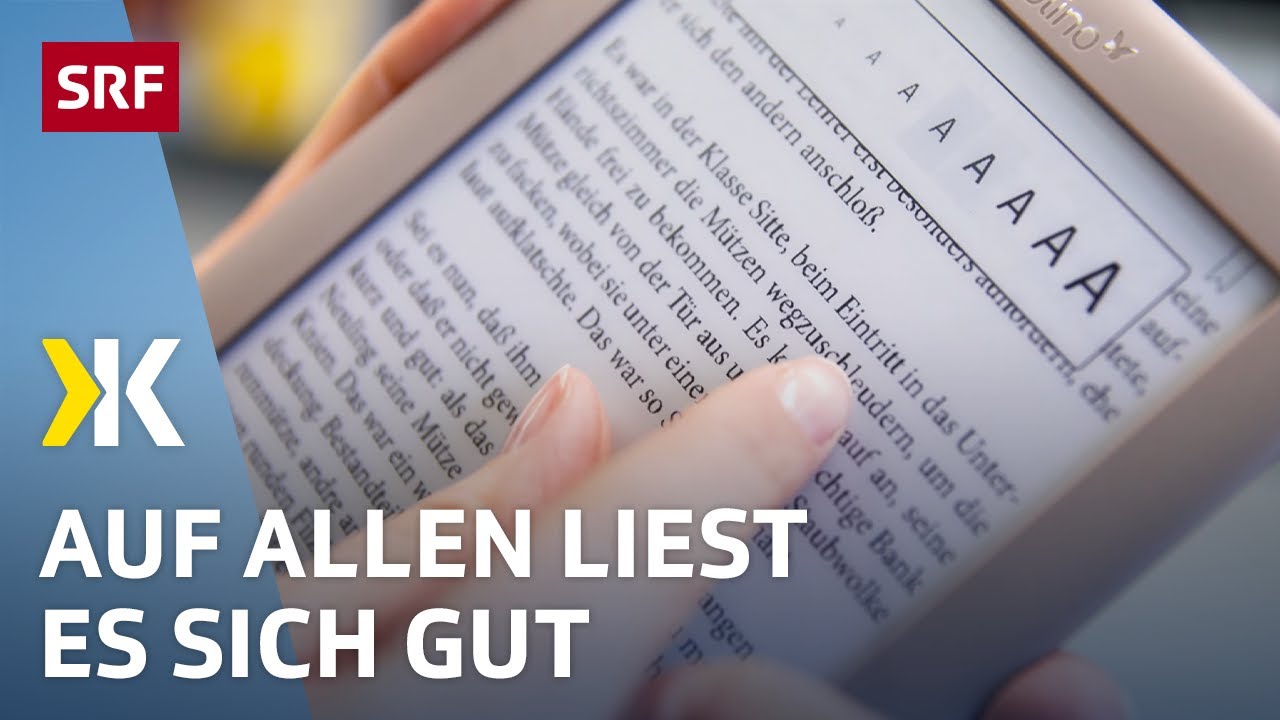 E-Reader im Test: Auch das g&uuml;nstigste Modell &uuml;berzeugt | 2018 | Kassensturz | SRF
