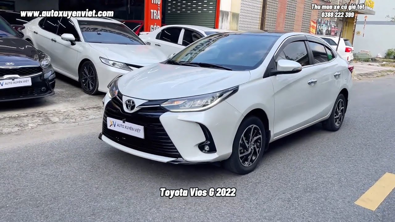 Toyota Vios G 2022 Đẹp Như Mới. Xe Nhật bền bỉ tiết kiệm giảm 476tr còn TL | Auto Xuyên Việt