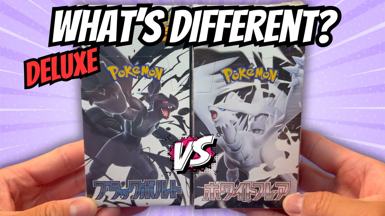 The DELUXE Black Bolt and White Flare Booster Box Experience!