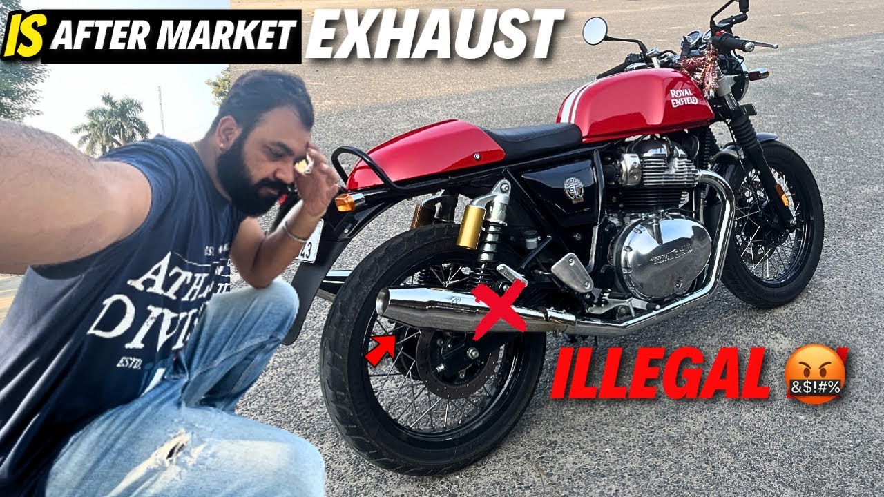 Best Exhaust for Continental GT 650 | Red Rooster Exhaust Review PROS & CONS