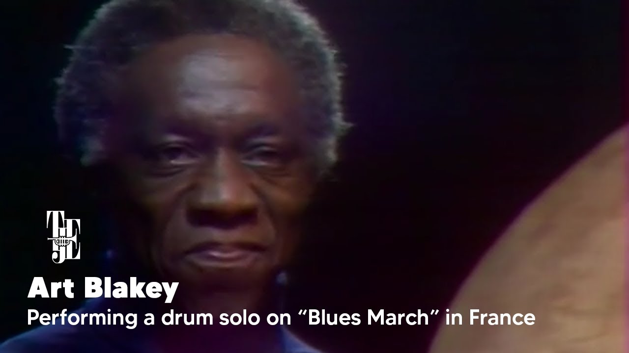 Art Blakey - Blues March Drum Solo (France, 1974)