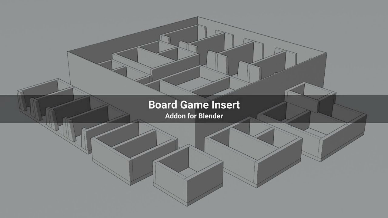 Board Game Insert Addon for Blender