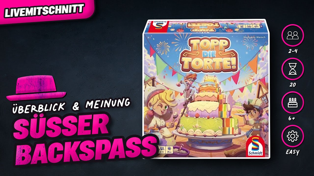 TOPP DIE TORTE - Kinderspiel des Jahres - Brettspiel - Der Pile ist geil