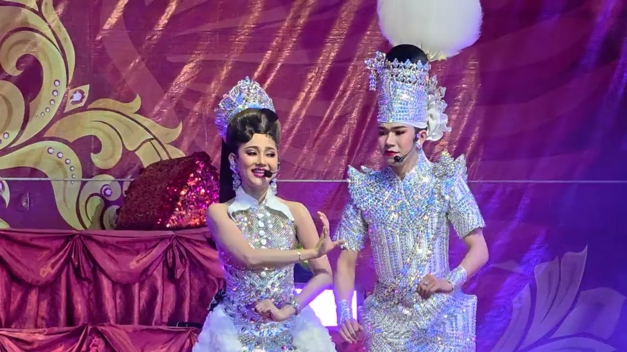 #เกี้ยว นุ่น&นุ 🧡💜  ที่วัดหัวเขา สุพรรณบุรี