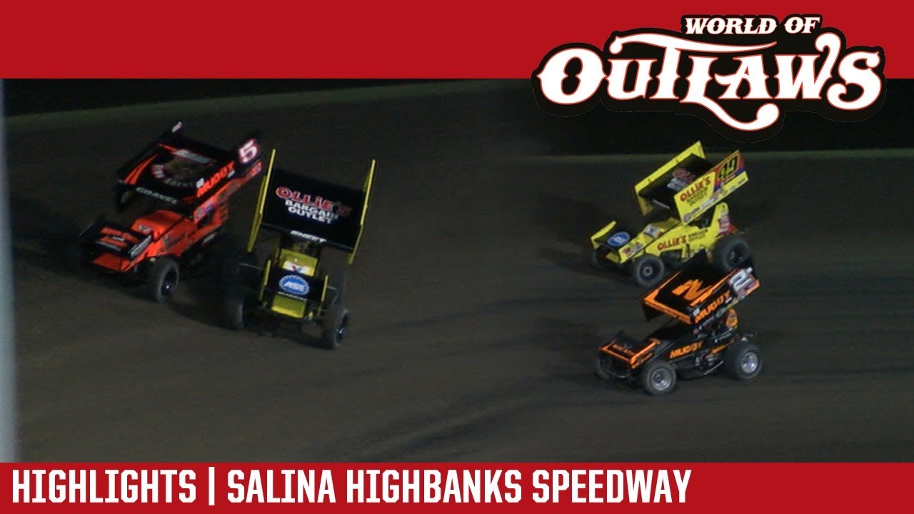 World of Outlaws Craftsman Sprint Cars Salina Highbanks Speedway October 21, 2017 | HIGHLIGHTS