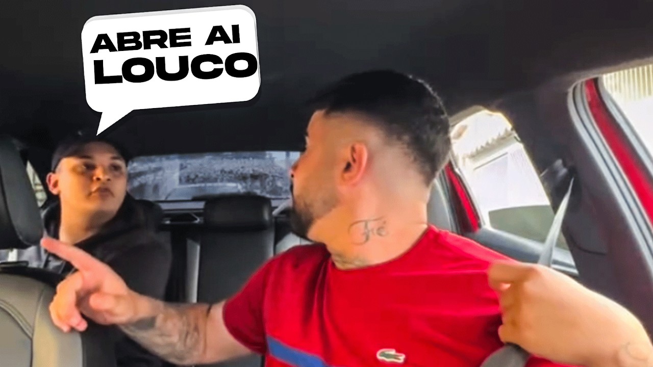 Abuu tirou esse passageiro do sério e meteu um apavoro 😂