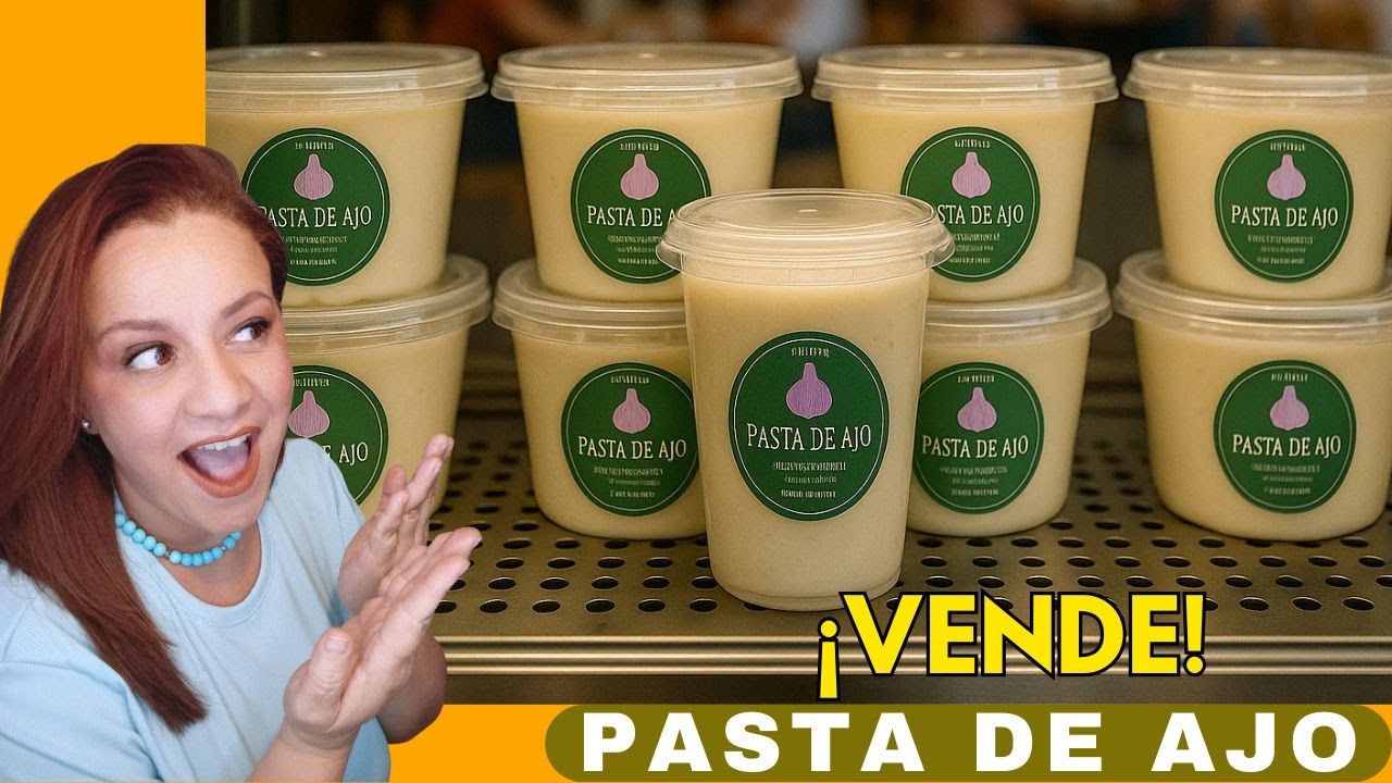 🧄 PASTA DE AJO para VENDER desde casa | Receta fácil que deja buenas ganancias 💵🔥