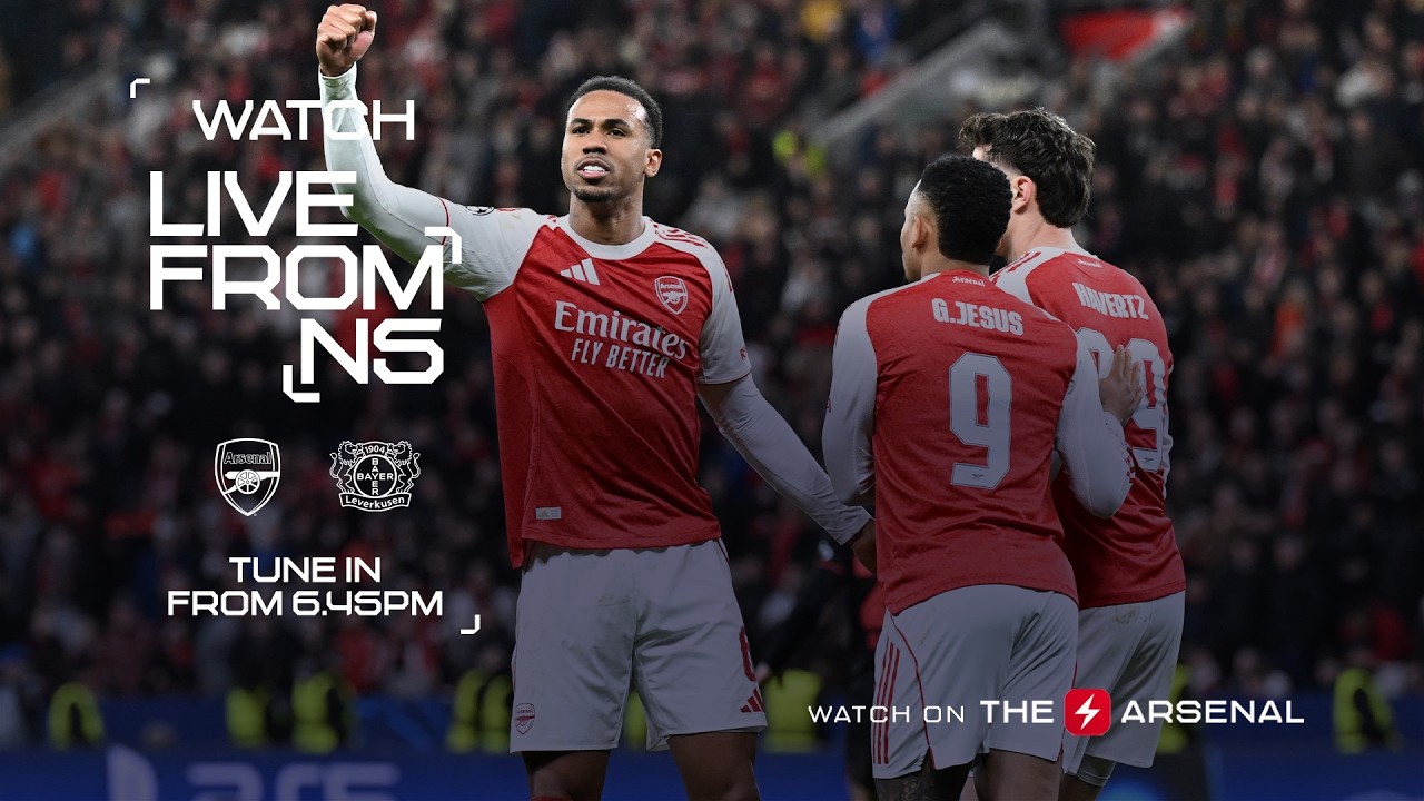 BIG UCL ACTION 🤩 | Live From N5 | Arsenal v Bayer Leverkusen | Champions League