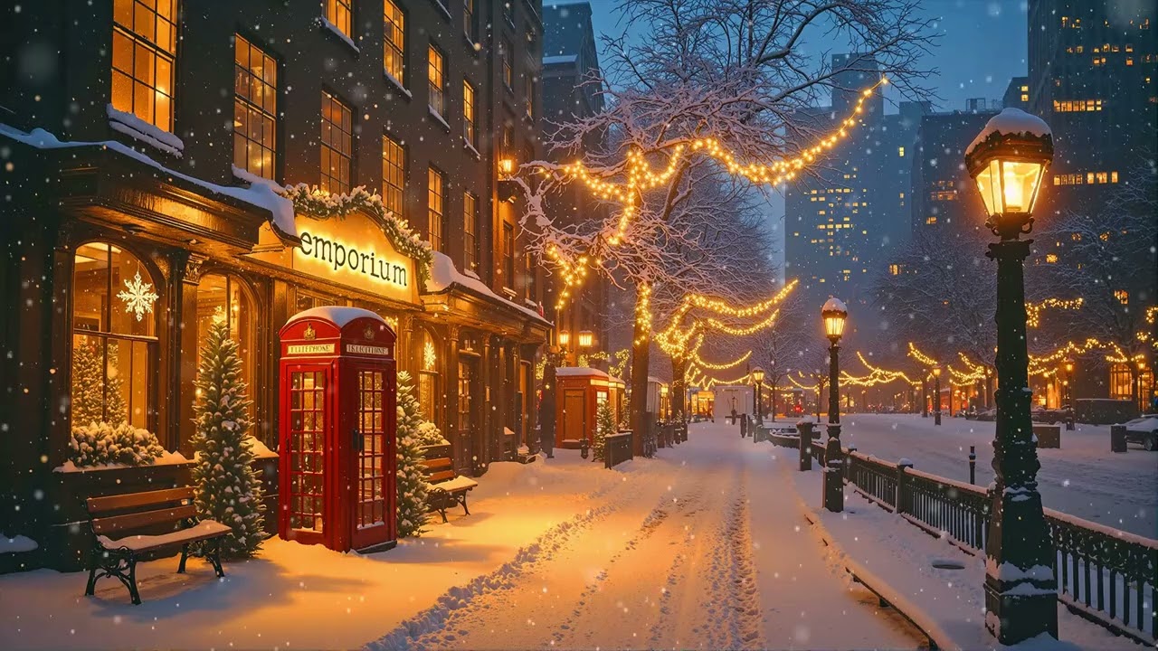 Winter Street Jazz ❄️ Smooth Urban Jazz Music for Cold Nights, City Lights & Cozy Walks