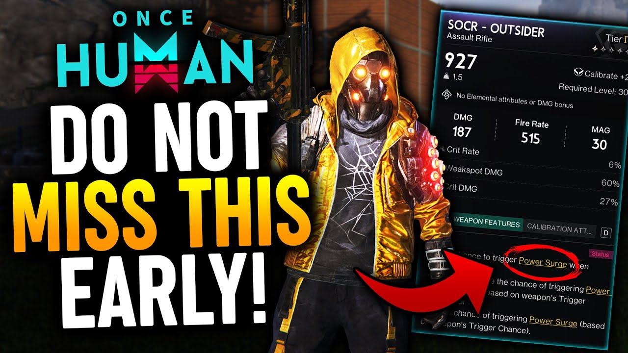Once Human - I Wish I Knew THESE Tricks to BETTER Weapon Crafting! (Complete Weapons Guide)