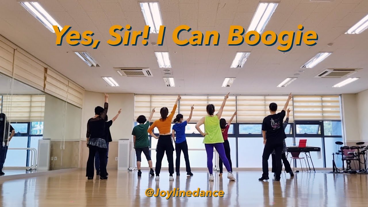 Yes Sir, I Can Boogie - Linedance(beginner)  #YesSirIcanBoogielinedanc#joylinedance