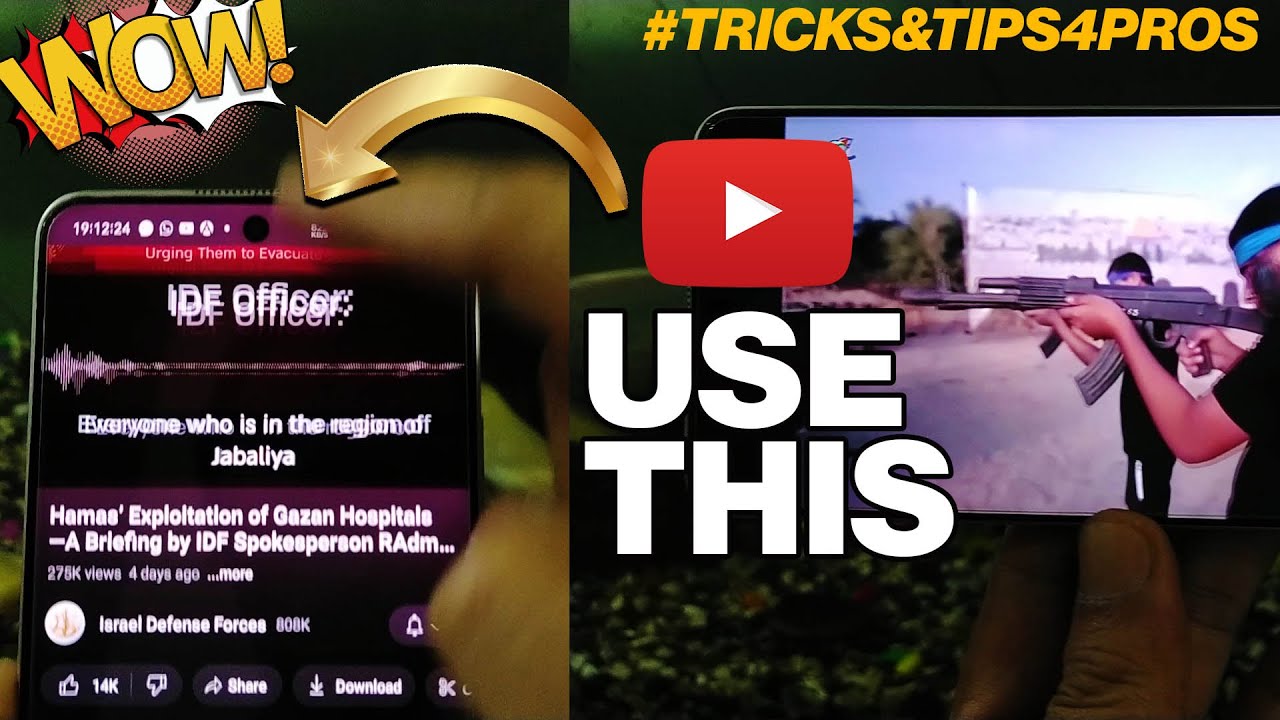 🧨THE YouTube SHORTCUT YOU DID NOT KNOW 😳 Only for Pros! iPhone Android Mobile Tricks