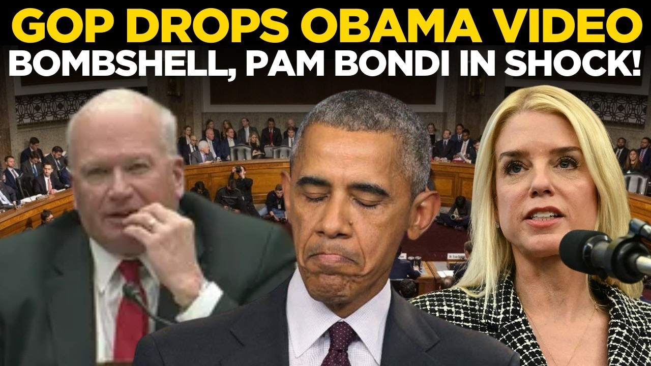 US SENATE LIVE: Chaos at Bondi Hearing as Fitzgerald Airs Obama Immigration Video | Pam Bondi