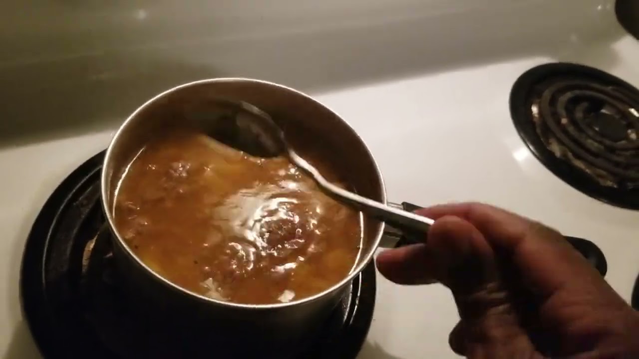 I'm just making some beef stew, taking it easy as a 