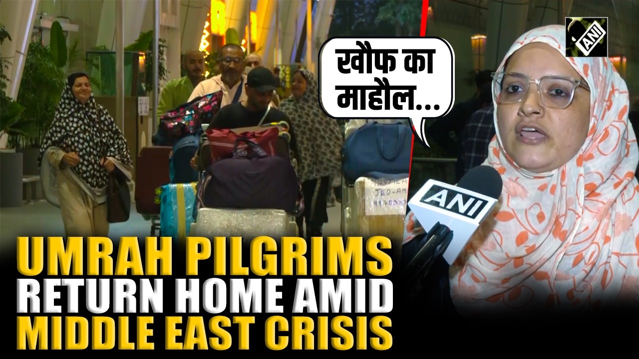Umrah pilgrims return back to Gujarat following multiple flight cancelation amid M. East Conflict