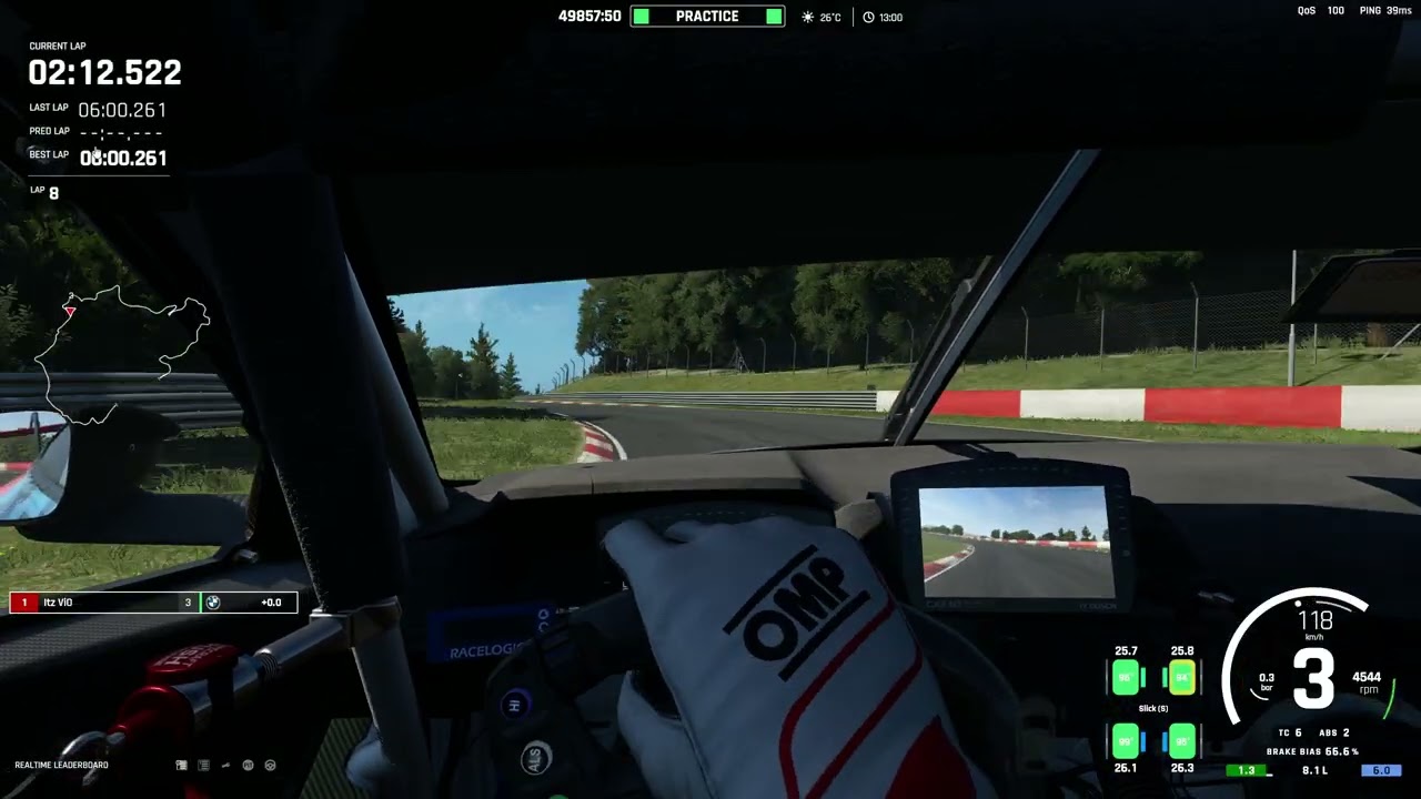 Assetto Corsa EVO - Nordschleife - 5:59.892 - BMW M4 GT3