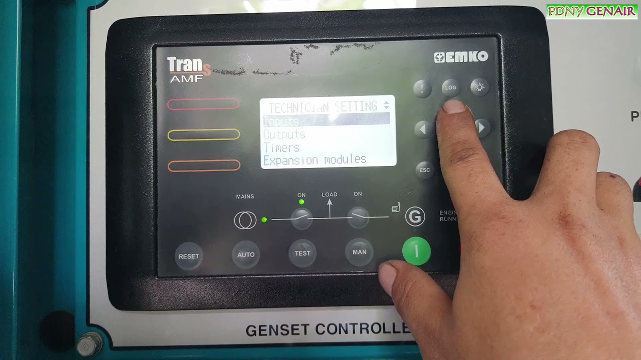 CÀI ĐẶT THỜI GIAN VÀ ĐIỆN ÁP BOARD ĐIỀU KHIỂN MÁY PHÁT ĐIỆN EMKO/EMKO SETTING/PDNYGenAir