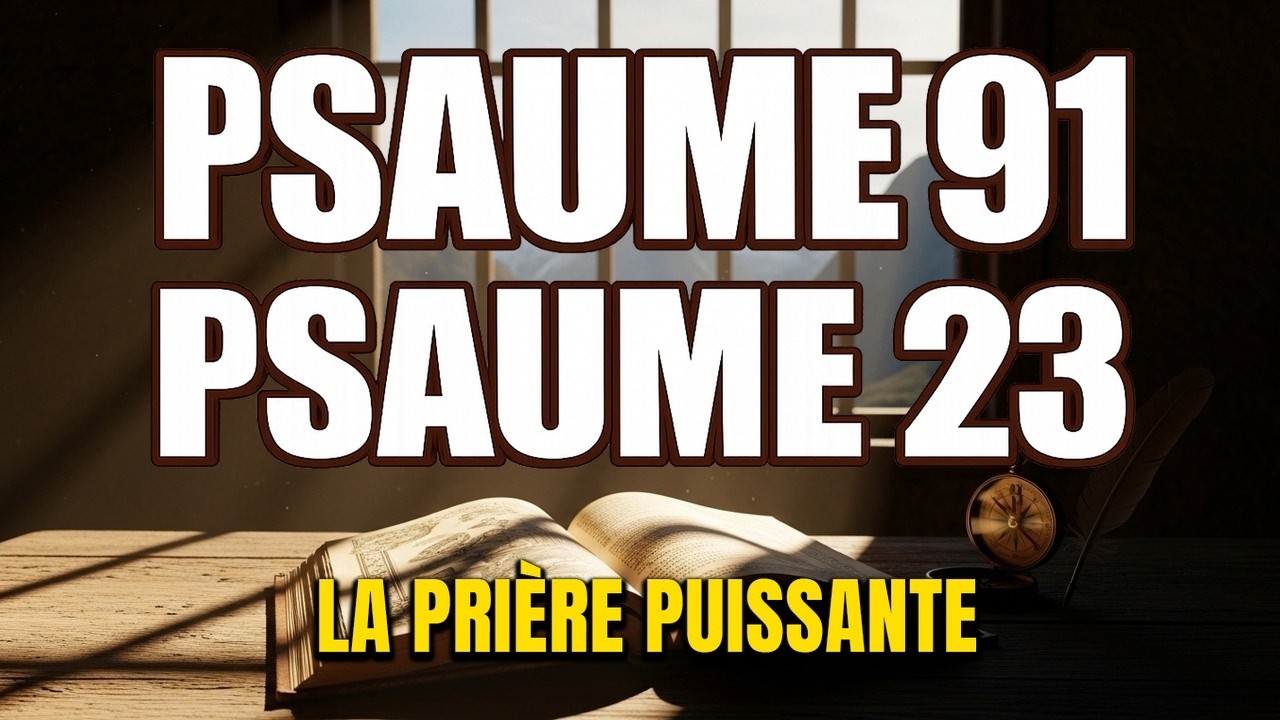 PRIÈRE DU JOUR 12 MARS – PSAUME 91 et PSAUME 23–Les deux PRIÈRES LES PLUS PUISSANTES de la BIBLE