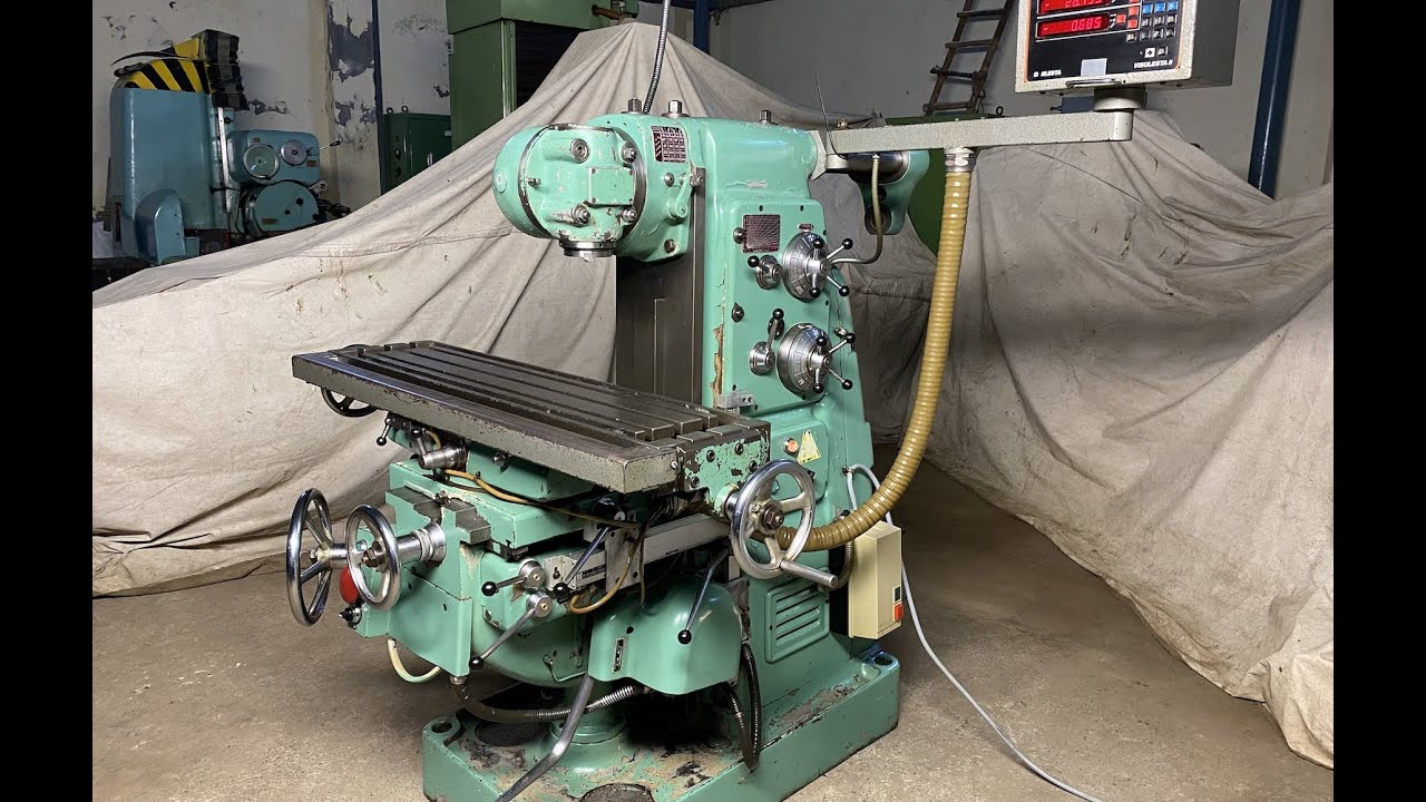 G Dufour 53 Universal Milling Machine - Table 1100 mm x 250 mm