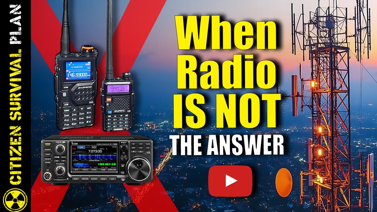 When Radio Isn't the Answer for Emergency Comms 📡 🚫