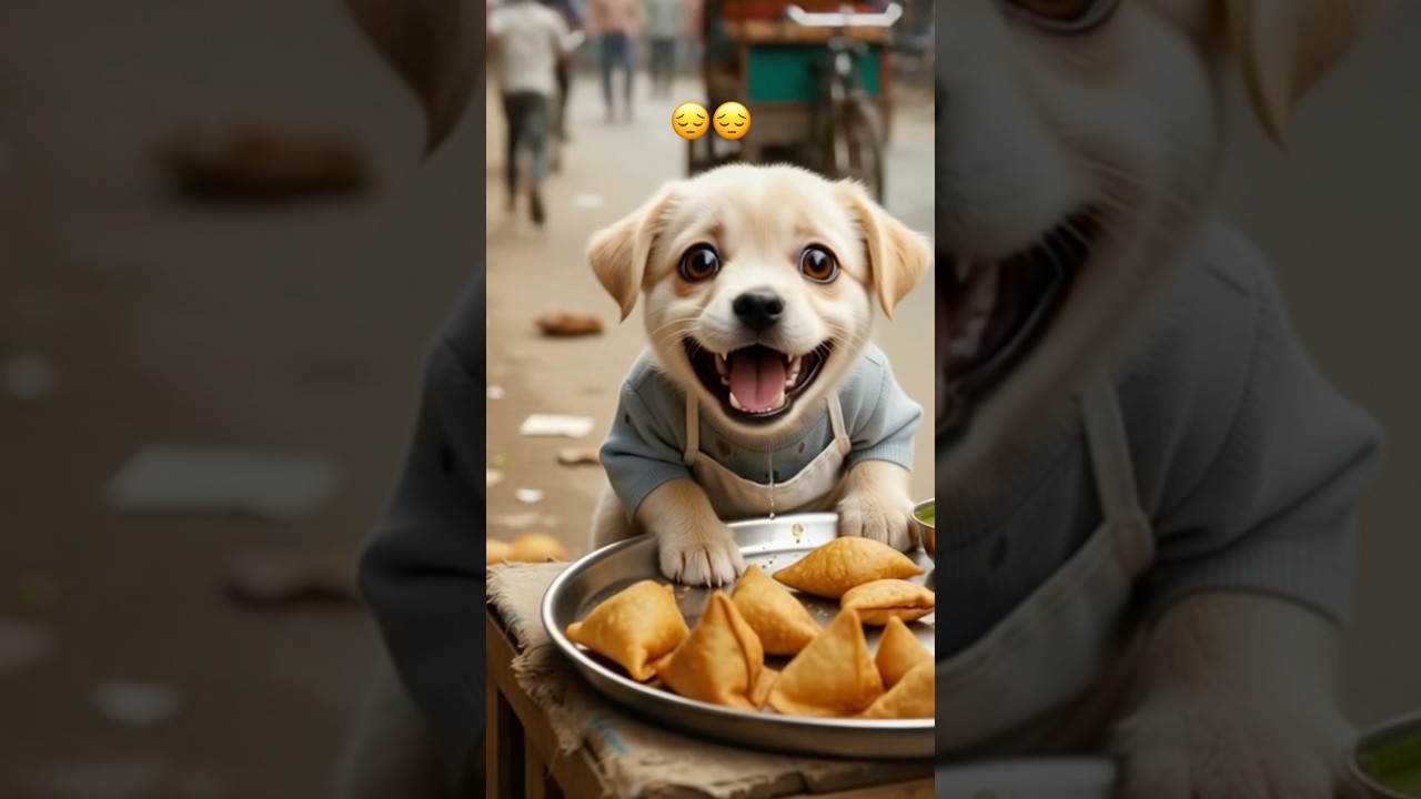 Want to See a Puppy's EMOTIONAL Reaction to a Stolen Samosa Watch Now