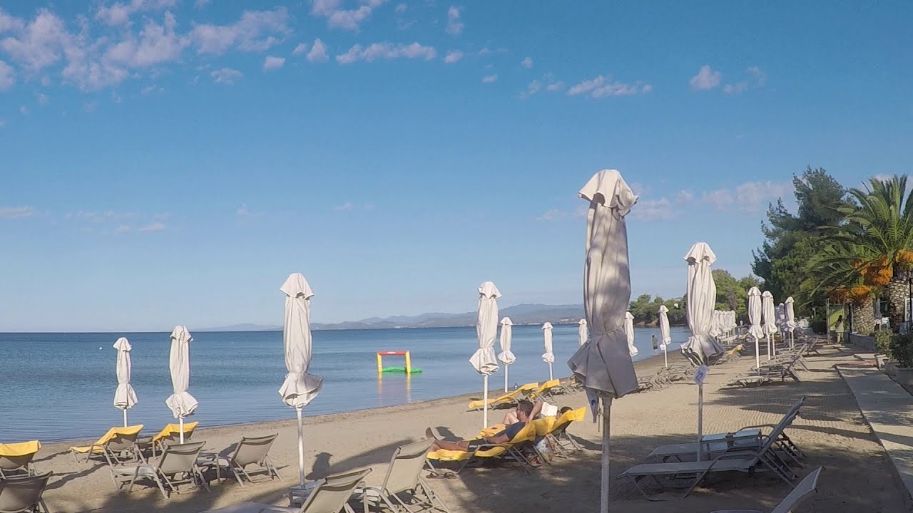 Elia Beach Walking Tour, Nikiti Halkidiki- Greece