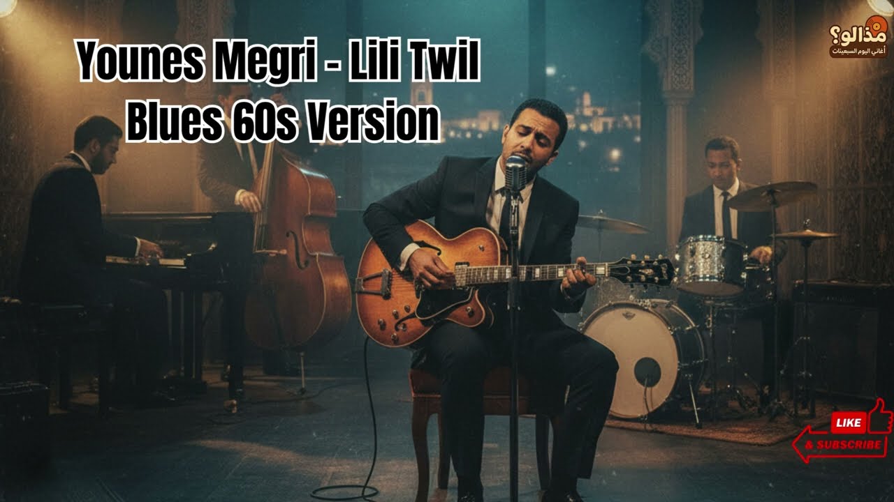 Younes Megri – Lili Twil | Blues 60s Version | ماذا لو غناها يونس ميكري في الستينات؟