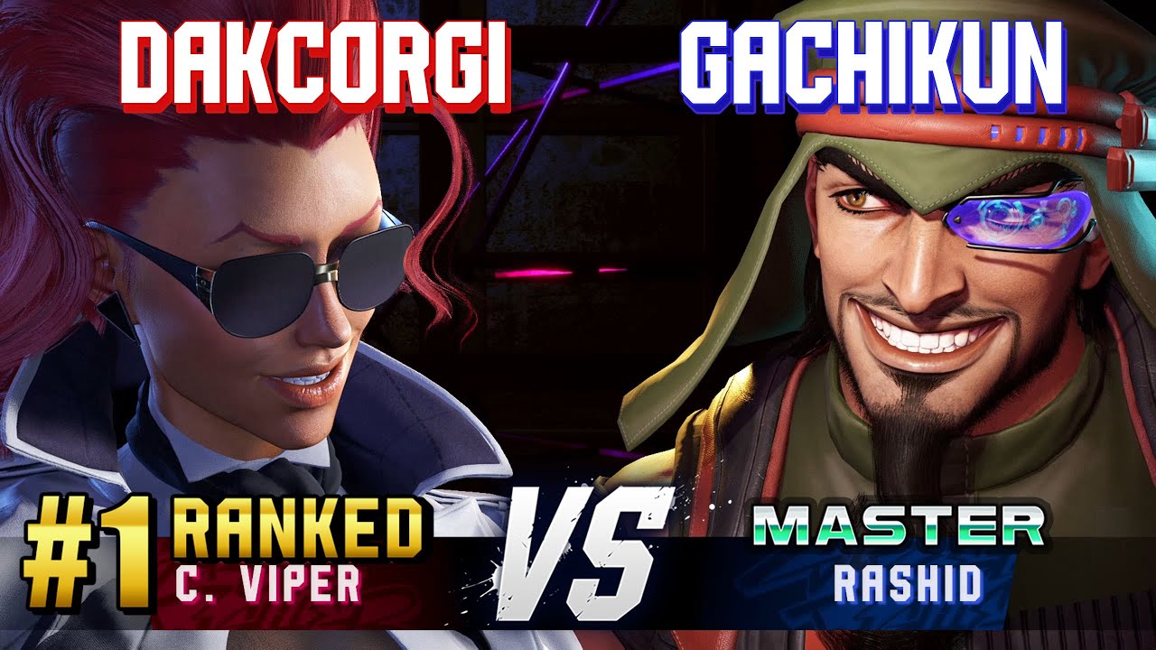 SF6 ▰ DAKCORGI (#1 Ranked C.Viper) vs GACHIKUN (Rashid) ▰ High Level Gameplay