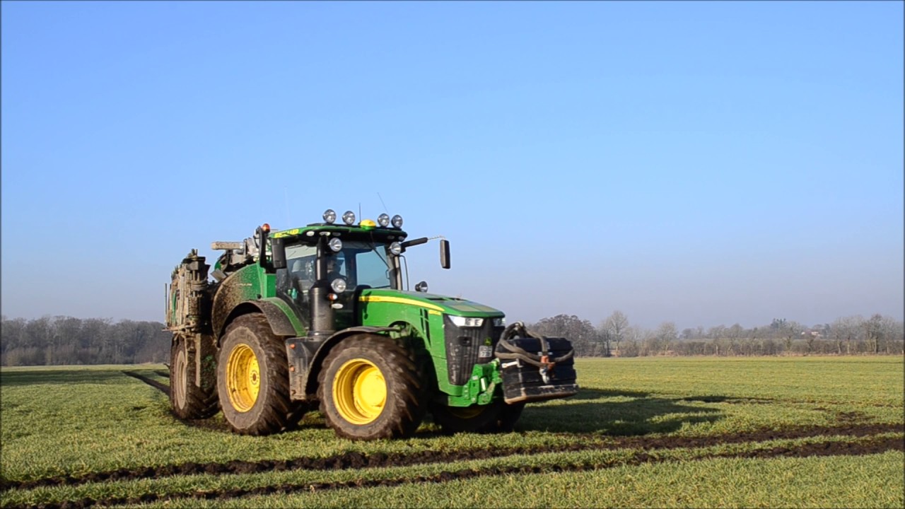 John Deere 8370R + SamsonPG 27II + Samson 36M