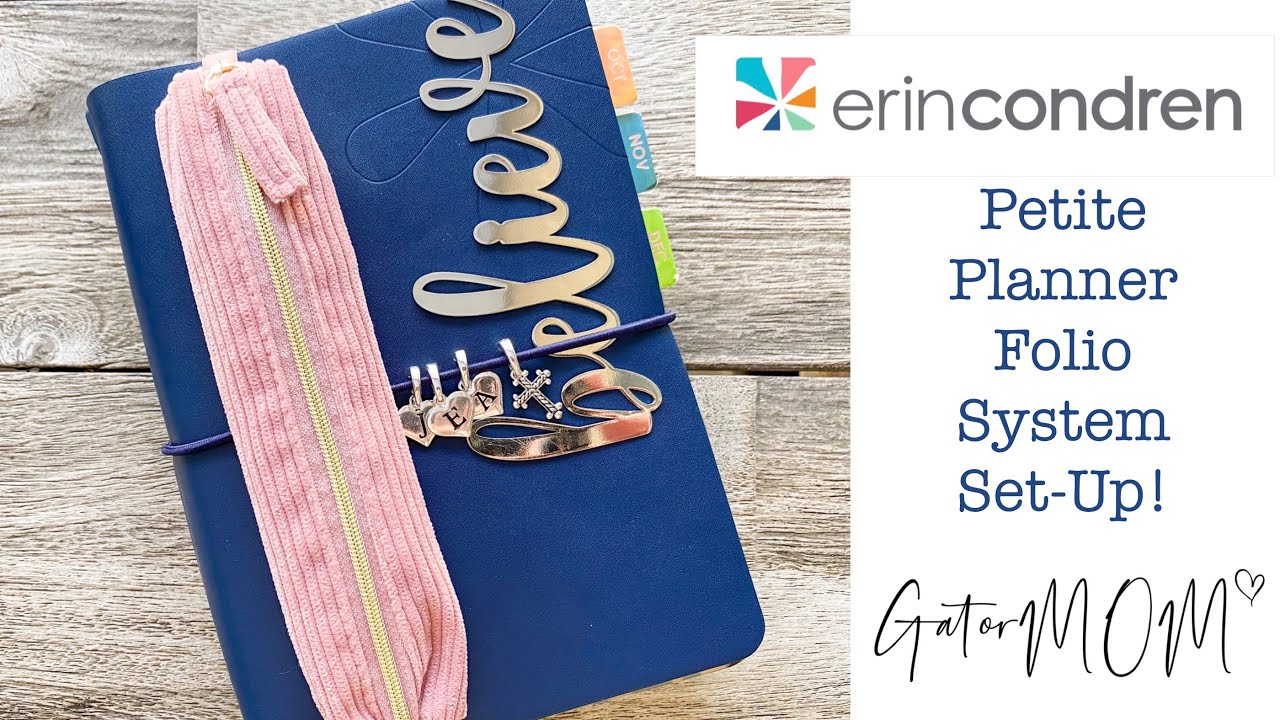 ERIN CONDREN | PetitePlanner Folio System Set-up! | GatorMOM