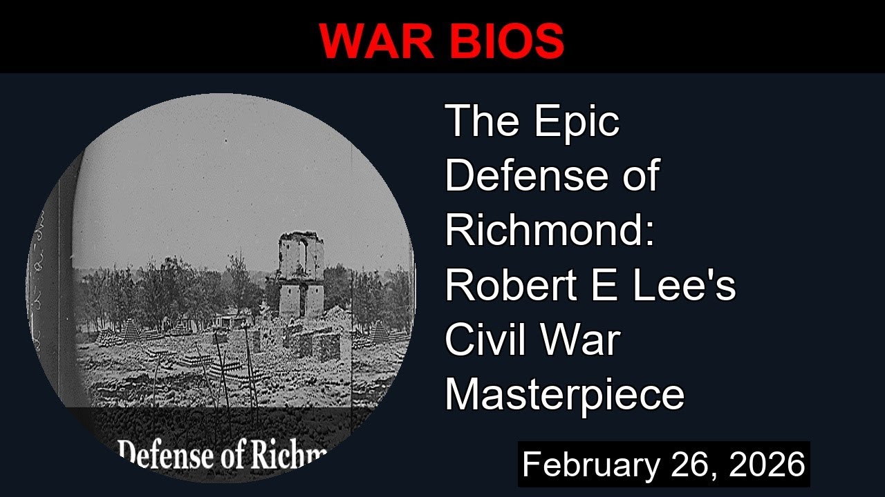 The Epic Defense of Richmond: Robert E Lee's Civil War Masterpiece | War Bios