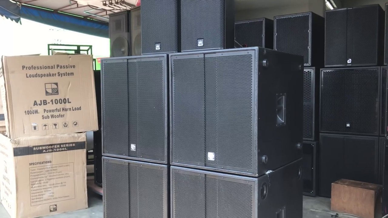 ลองเสียงตู้ AJ B1000 4ใบขับด้วยSAE PCM13 เสียงโดนใจมาก