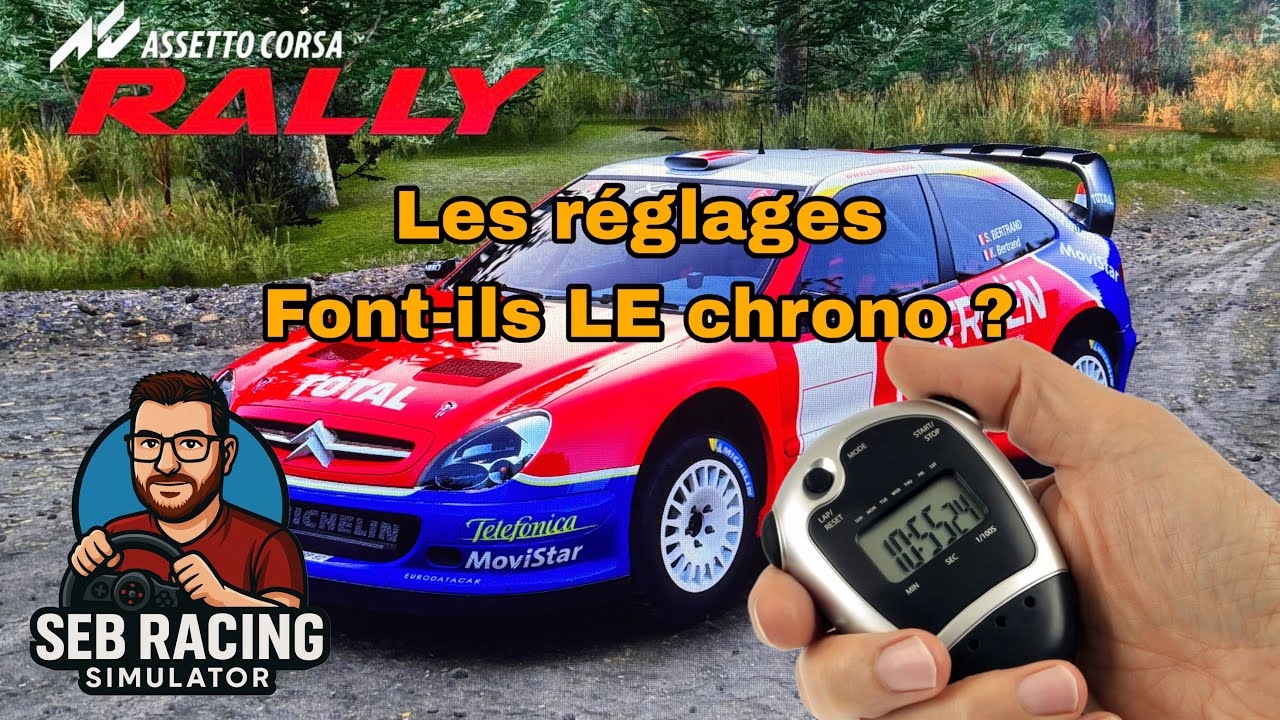 Assetto corsa rally, Xsara WRC : Avec ou sans réglages ? Test chronos sur Pays-de-Galles