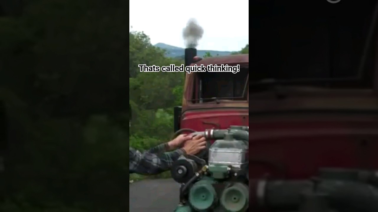 Quick thinking saved this runaway diesel at the expense of the turbo! 🤯