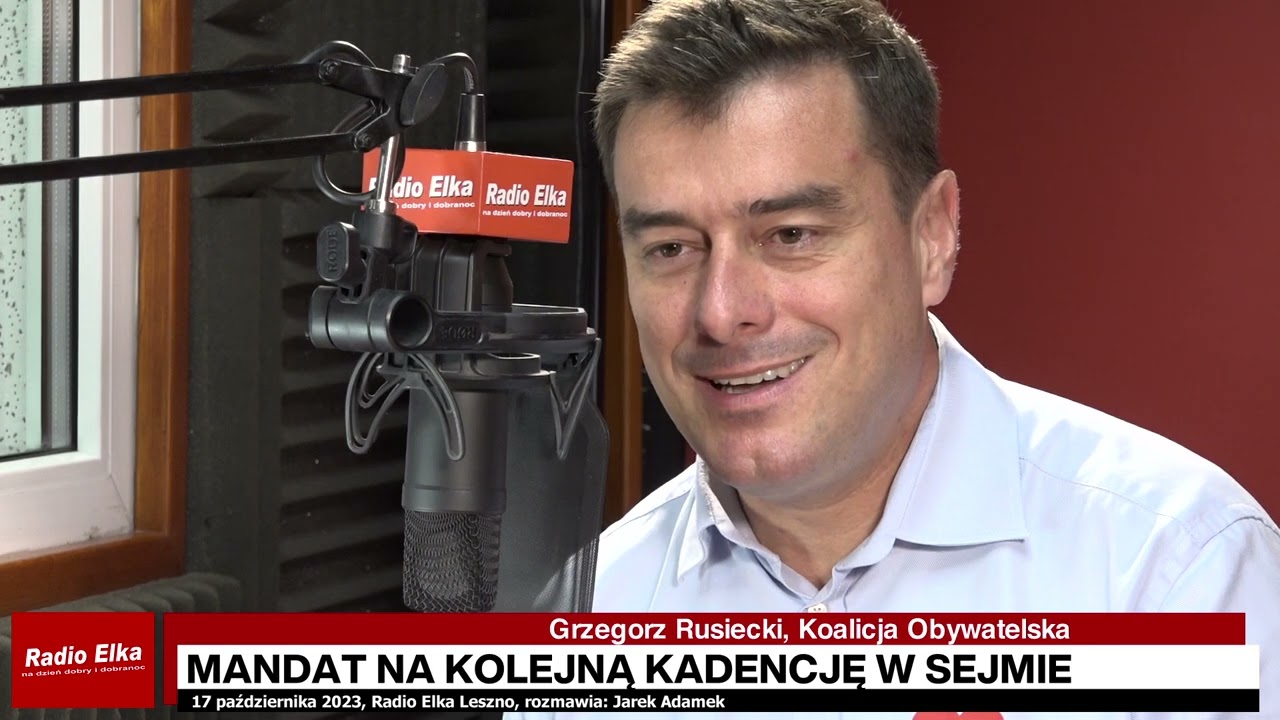 Grzegorz Rusiecki posłem na kolejną kadencję