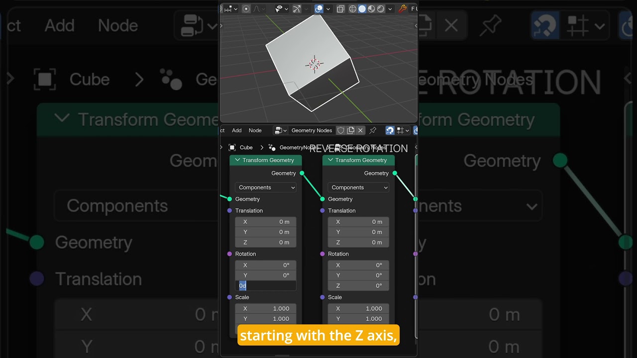 Why Does Blender Make This SO NEEDLESSLY COMPLICATED?! 🤦&zwj;♂️ (Invert Rotation in Geometry Nodes)