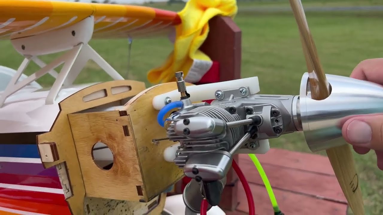 Hangar 9 Christen Eagle Maiden Flight | SAITO 125A Glow Powered