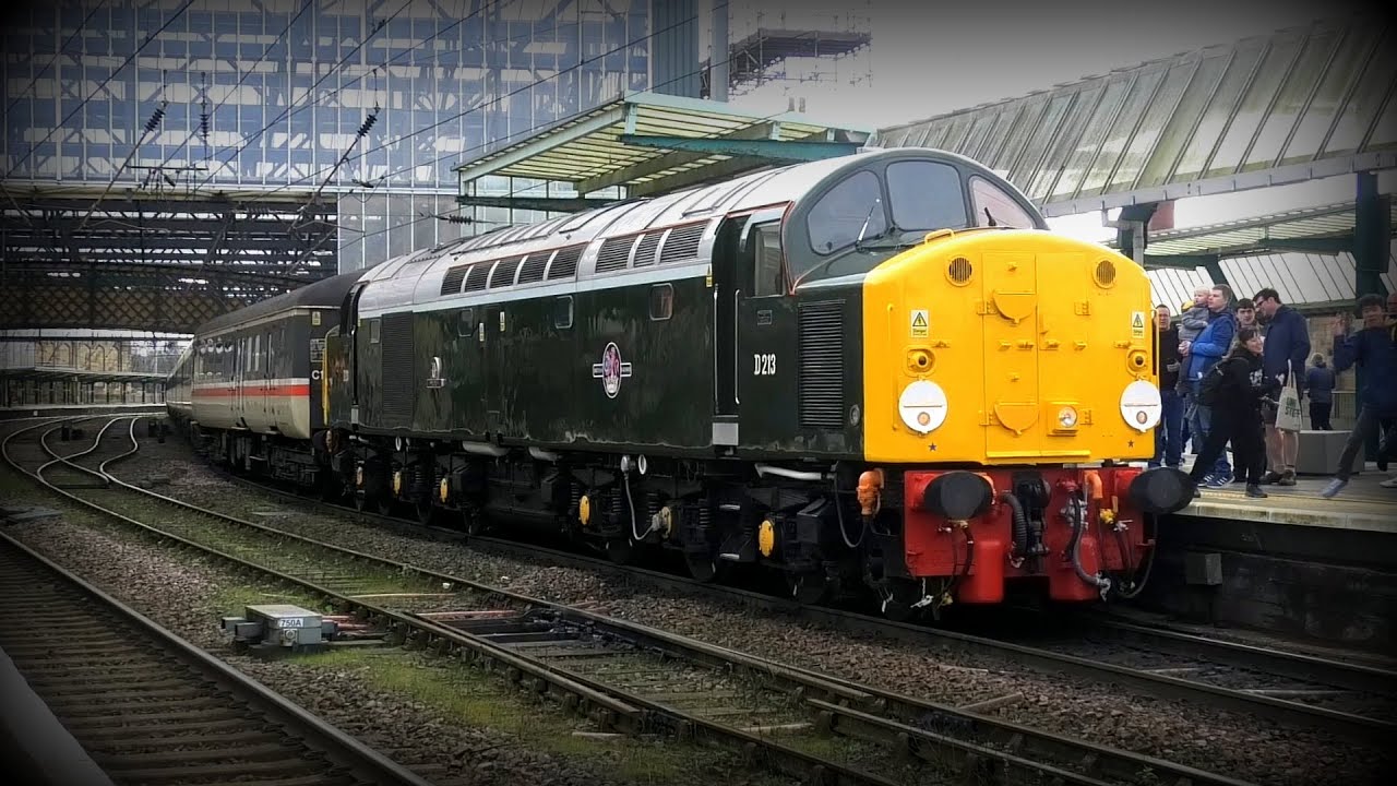 D213 'Andania' with 'The WHISTLING Highlander'!!! Crewe & Carlisle, 24th February 2024