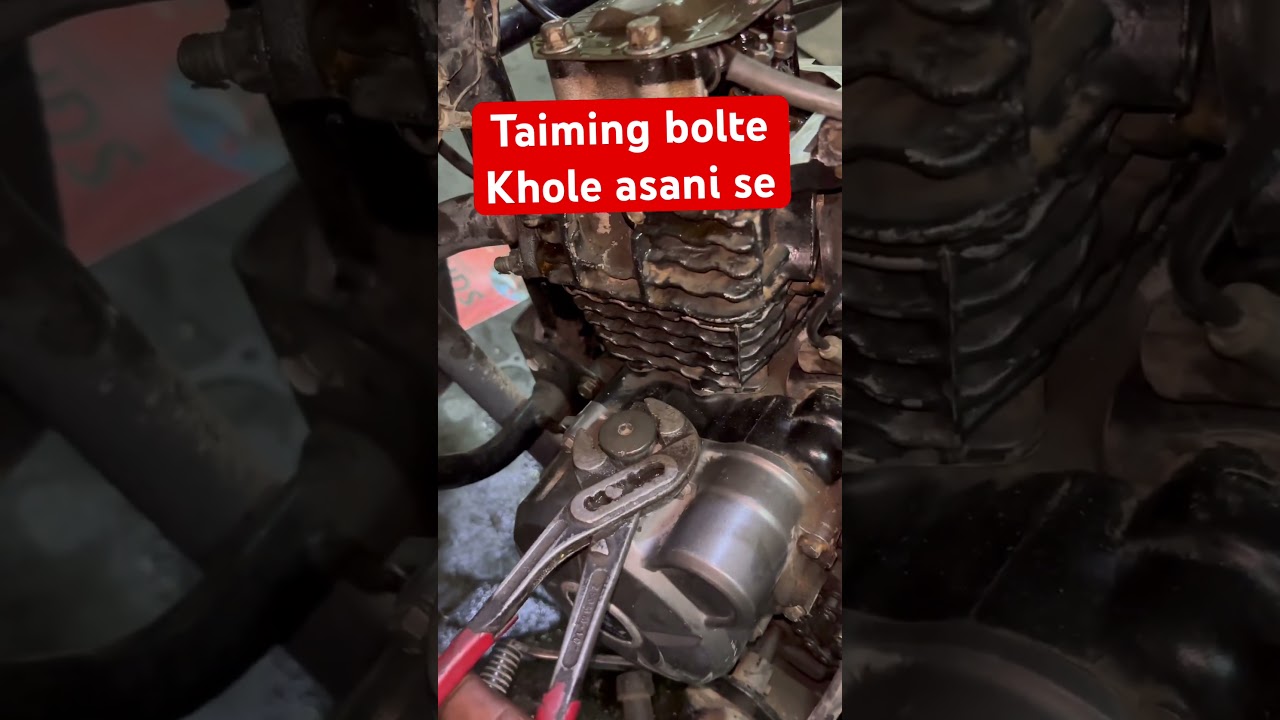 Bajaj bike ka taiming bolte khole #wondermechanic #automobile #bike #mechanic