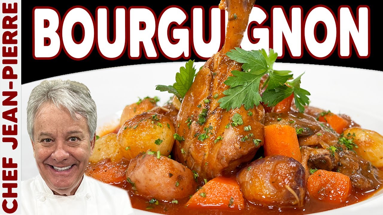 How to Make Chicken Bourguignon | Chef Jean-Pierre