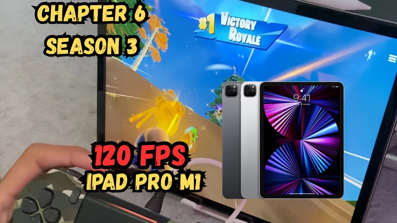 Fortnite Mobile | Reload - Chapter 6 Season 3 | iPad Pro M1 with DS4 Controller Gameplay 2025 120FPS