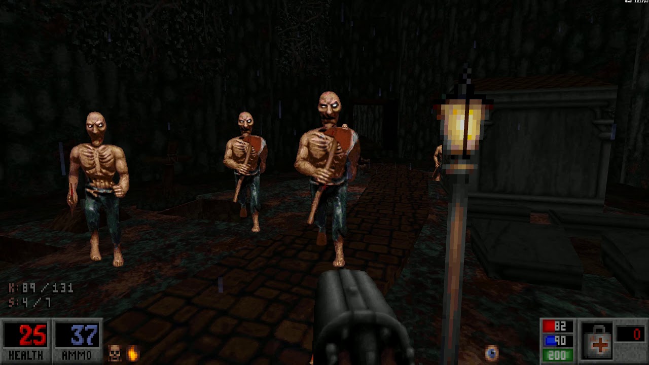 Blood: Out for Blood - E1M1 Risen From the Grave - All Secrets No Commentary