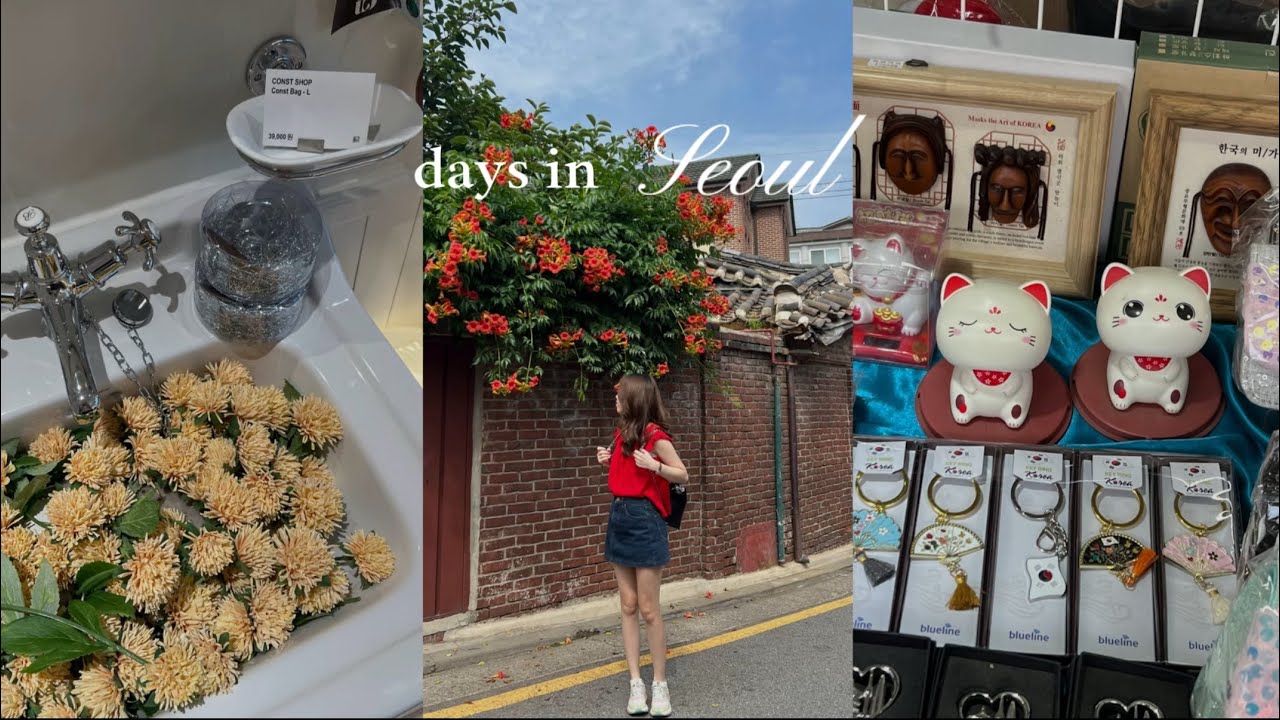 korea vlog 🇰🇷days in seoul (matcha, hangang river, cute shops, kbbq, hongdae)