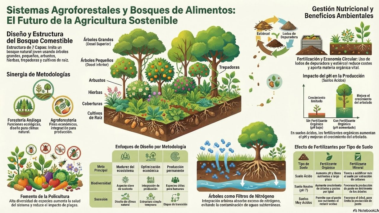 ¿El fin de la agricultura tradicional? Descubre el Bosque de Alimentos 🌳🍎 