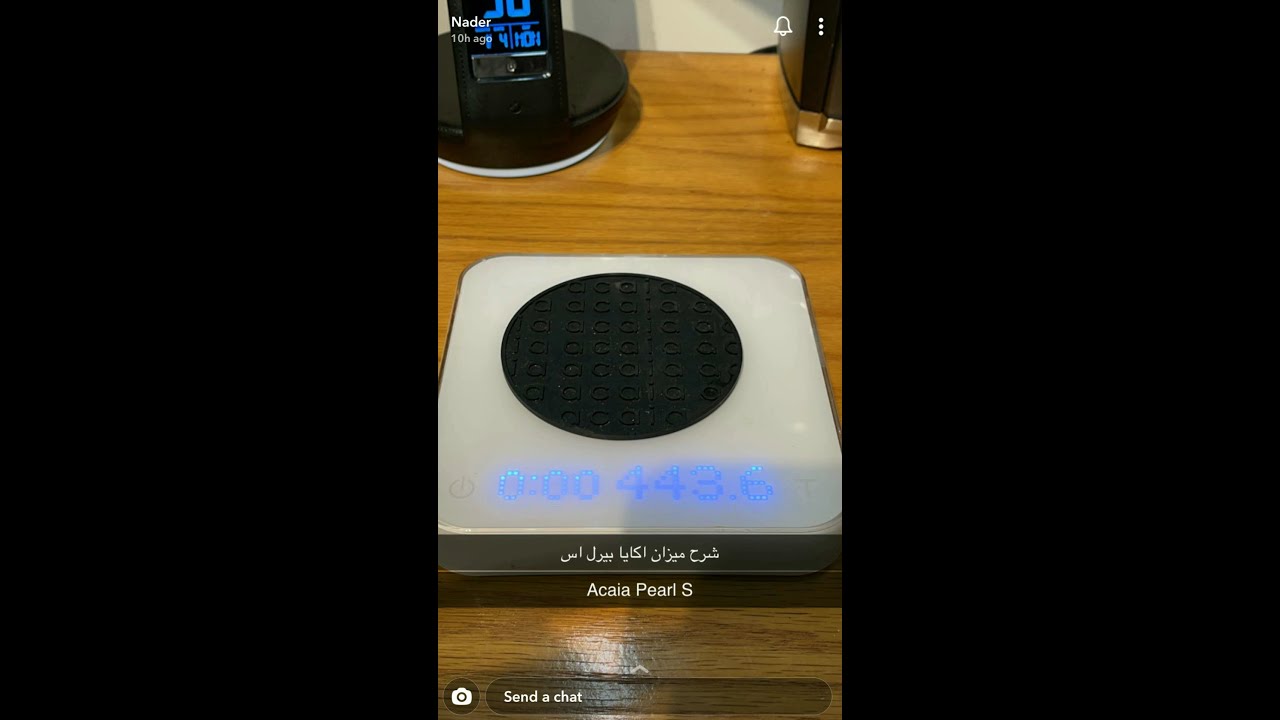 شرح ميزان اكايا بيرل اس acaia pearl s من سناب نادر