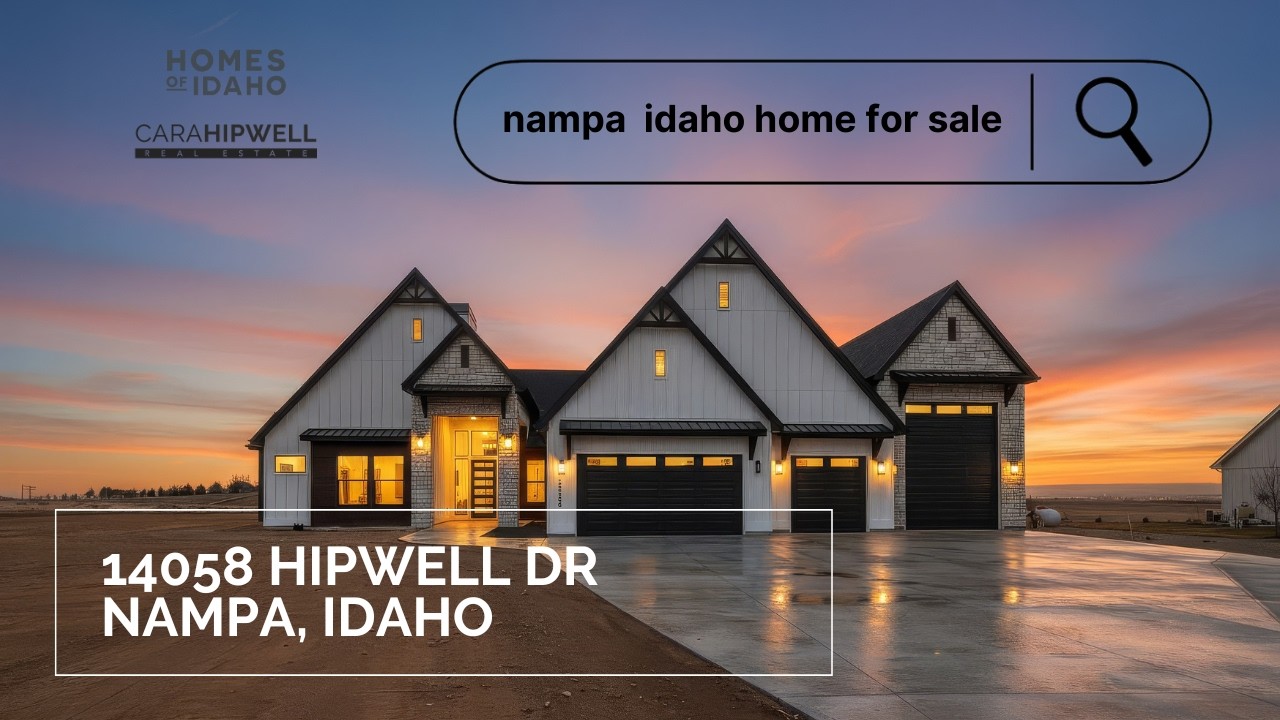 14058 Hipwell Dr Nampa Idaho Home Tour | New Construction + Lake Views + 52' RV Bay + Hidden Pantry