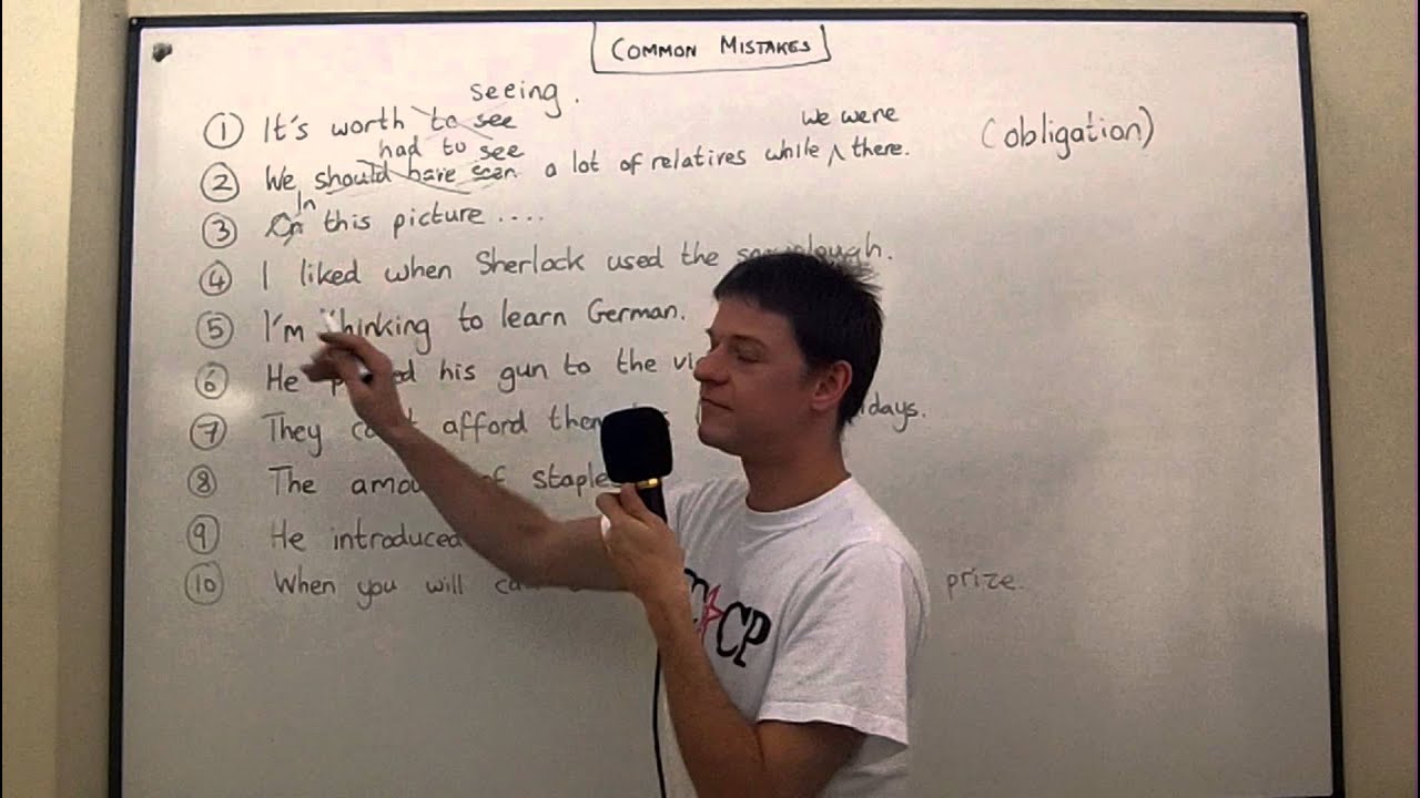 The most common mistakes in English. Lesson 51