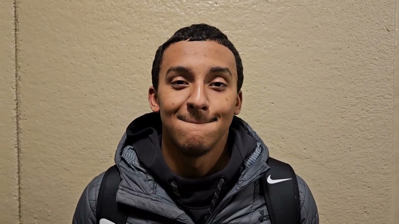 Grundy Center's Brayden Davie after win vs. Aplington-Parkersburg (Jan. 20, 2026)