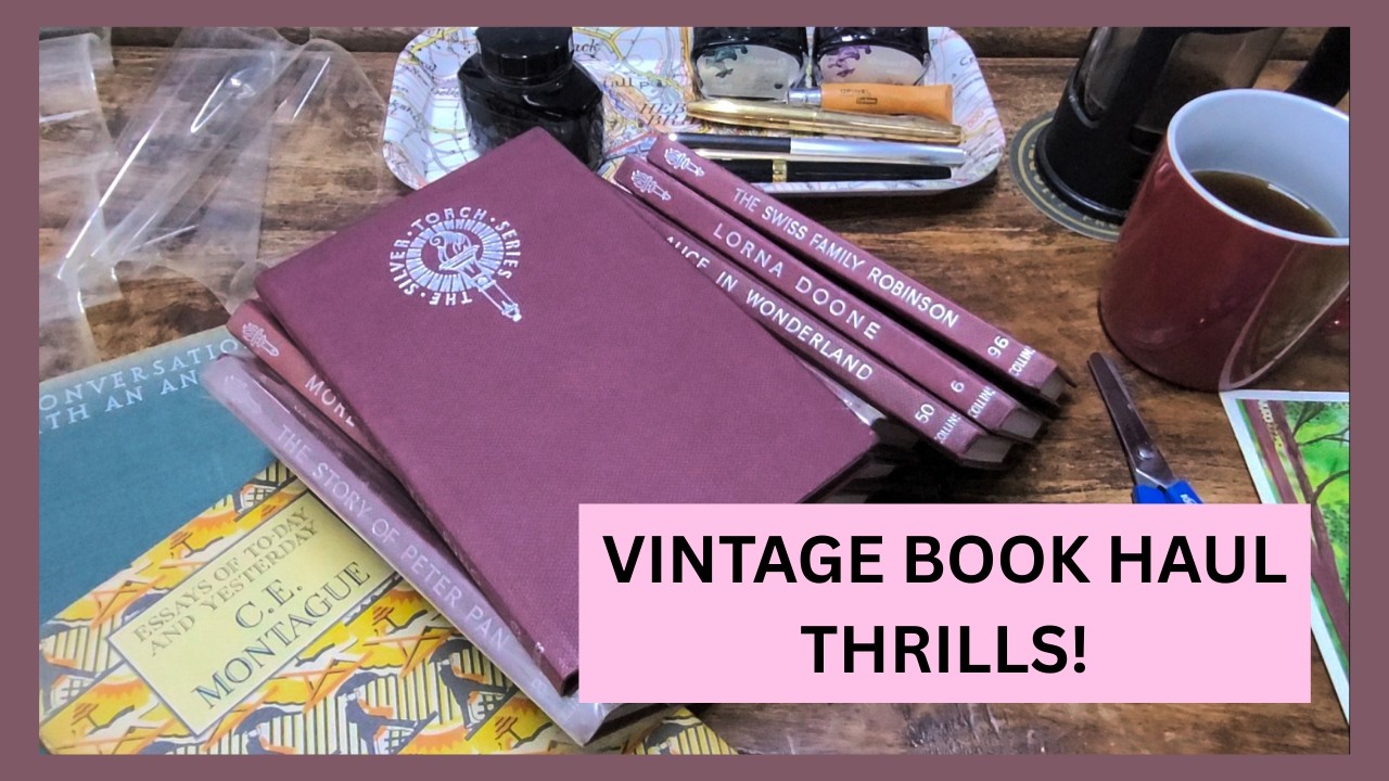 VINTAGE BOOK HAUL : The delights of more books in the post! #bookcollector #vintagebooks